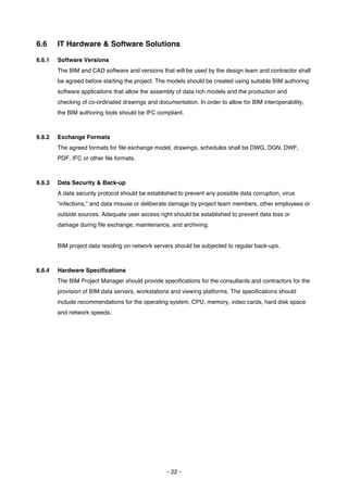 Hong Kong BIM Standards, Building Information Model - Project Execution ...