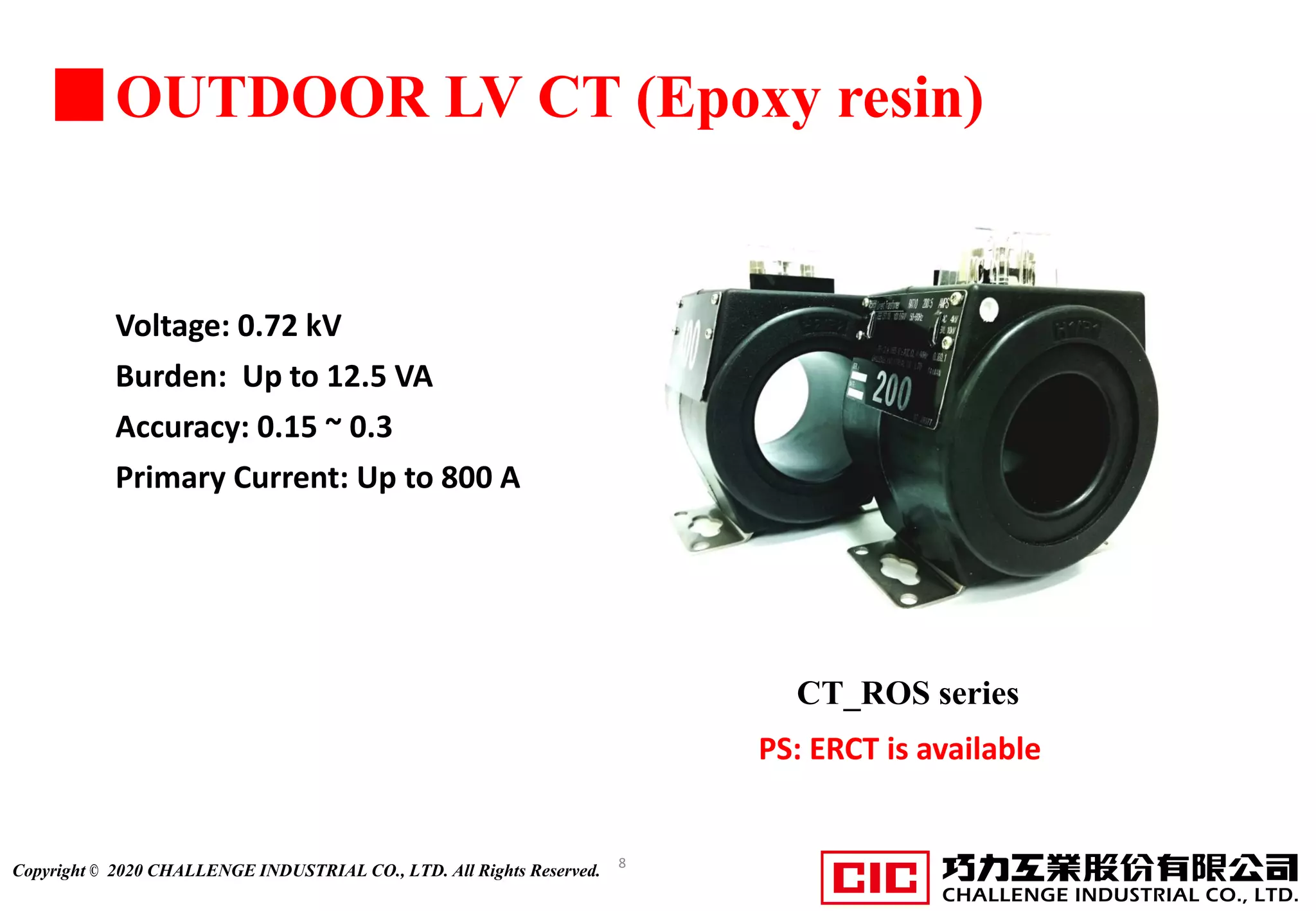 Challenge Industrial Company Introduction_Instrument transformer_Current transformer_Potential transformer