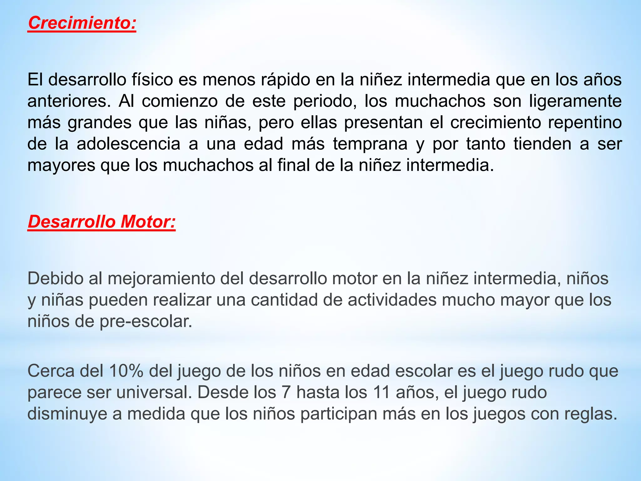 ciclo vital de la niñez y la adolescencia | PPTX