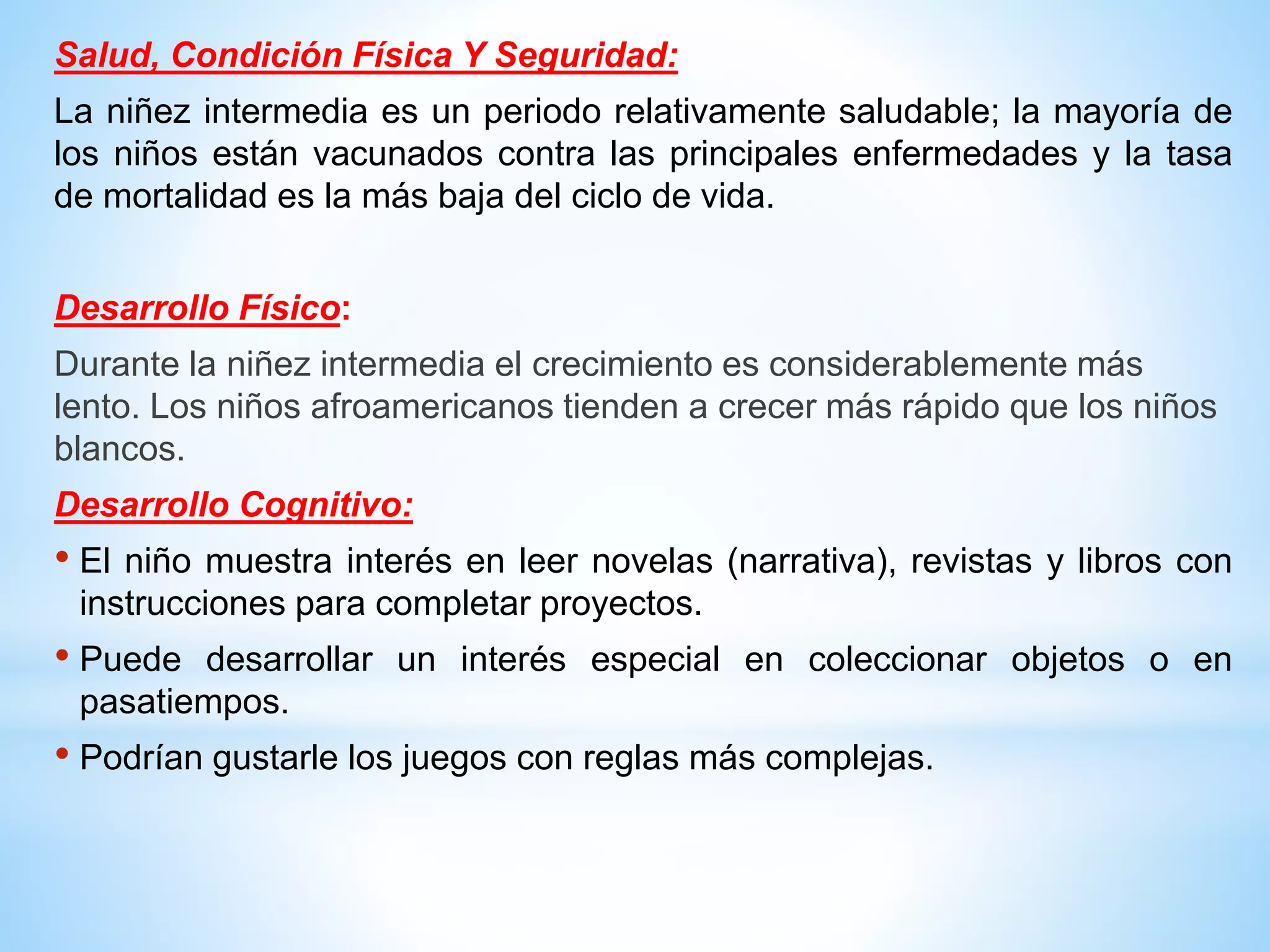 ciclo vital de la niñez y la adolescencia | PPTX