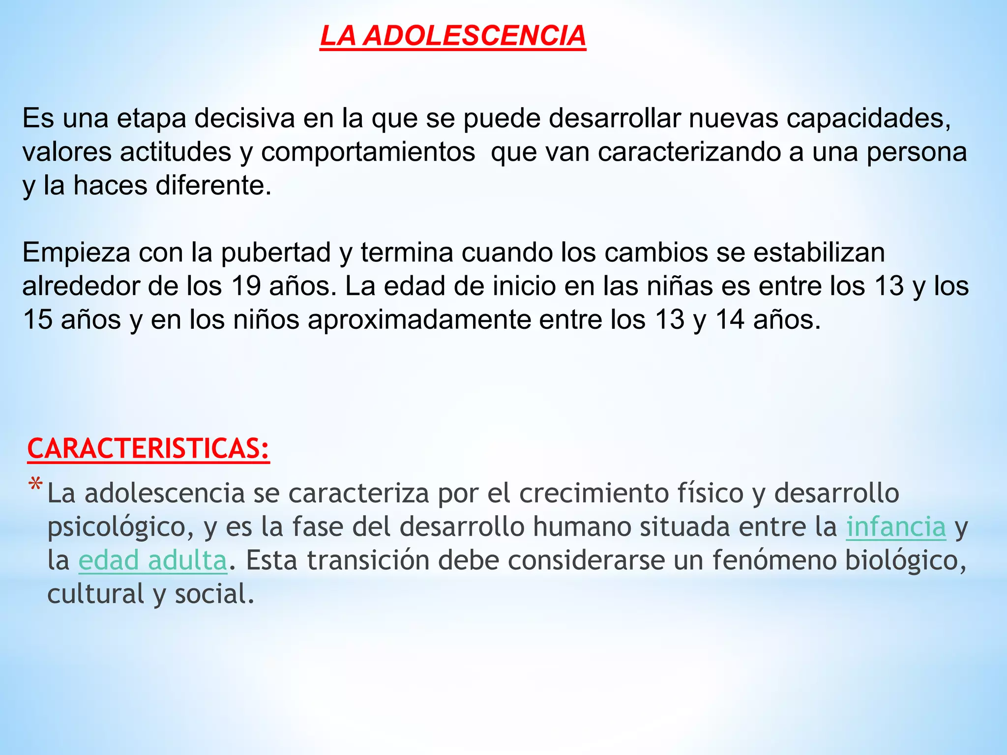 ciclo vital de la niñez y la adolescencia | PPTX