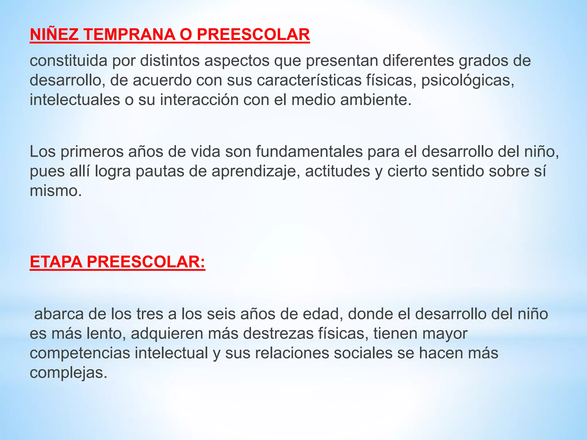 ciclo vital de la niñez y la adolescencia | PPTX