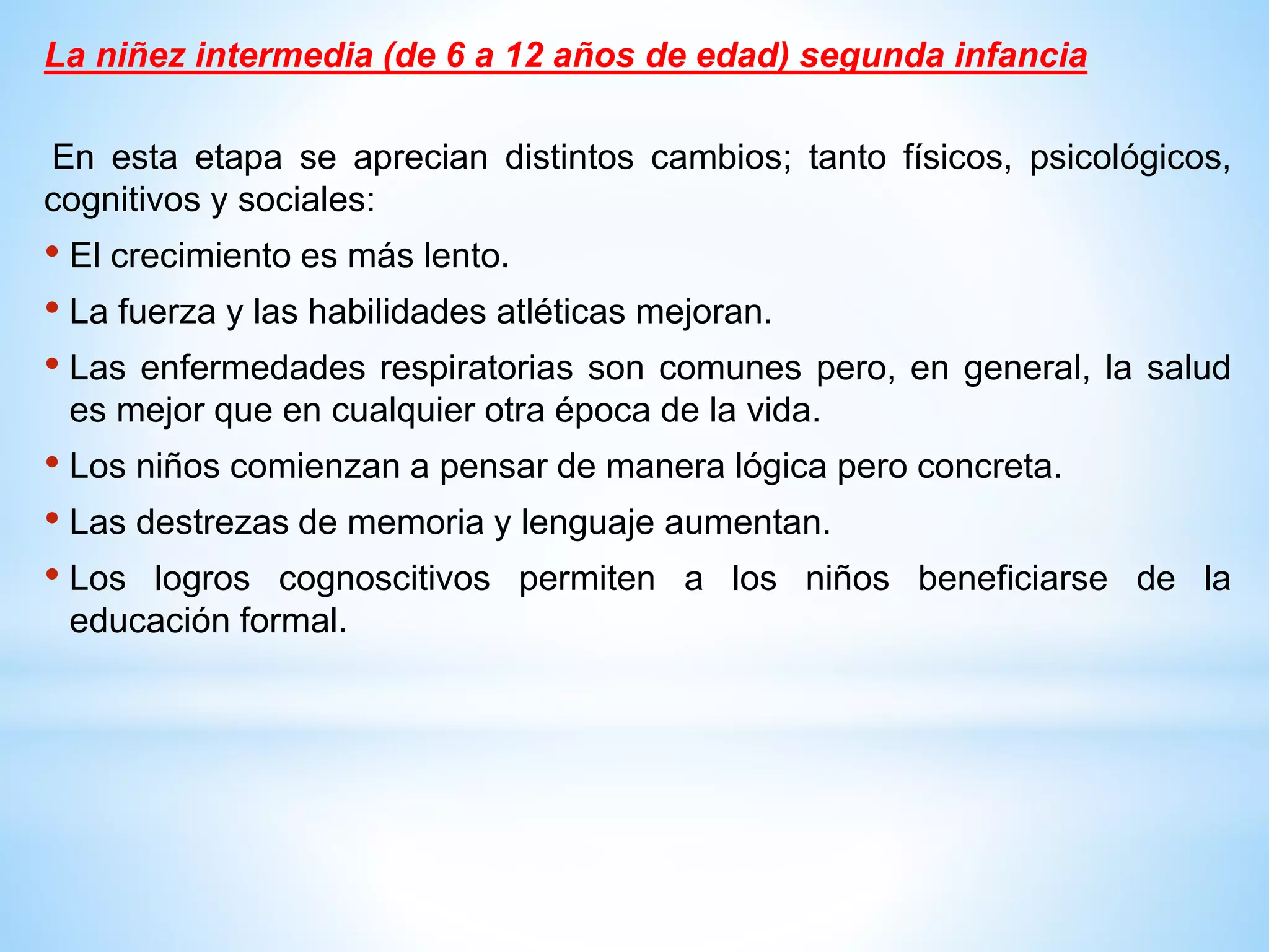 ciclo vital de la niñez y la adolescencia | PPTX