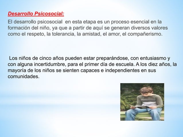 ciclo vital de la niñez y la adolescencia | PPTX