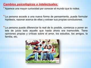 ciclo vital de la niñez y la adolescencia | PPTX