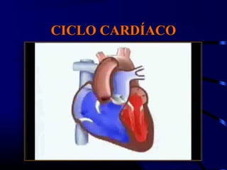 CICLO CARDÍACOCICLO CARDÍACO
 