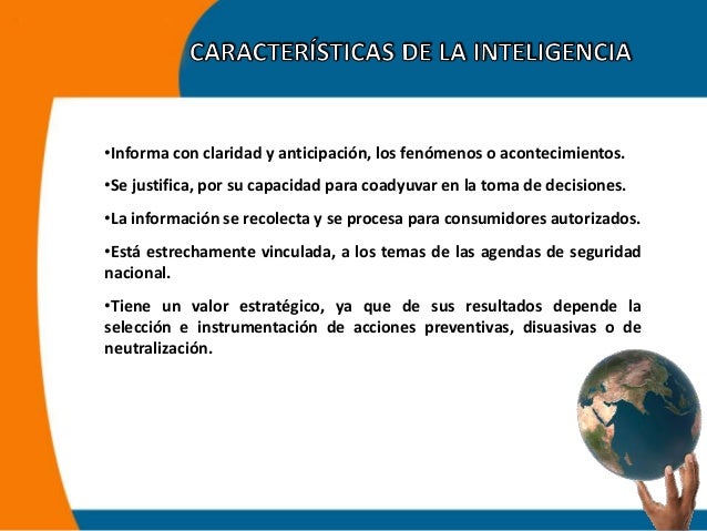 EL CICLO DE INTELIGENCIA Fuerzas policiales