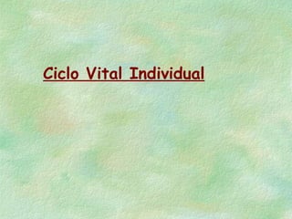 Ciclo Vital Individual 