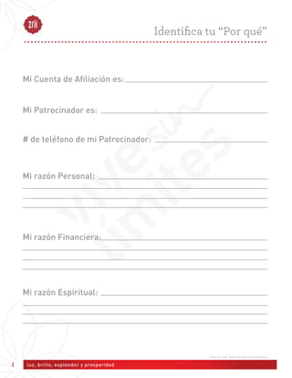 El líder de Abundancia de Estrellas, vive siempre en constante desarrollo. No puede
permanecer quieto, cuando tantas vidas dependen de su andar. Siente la carga, compasión
y pasión por su raza.
Las personas con frecuencia, piden ayuda al Todopoderoso y cuando la envía (al líder), se
fastidian, se cansan y sienten que les roban el espacio.
El líder de Abundancia de Estrellas ama a las multitudes y esta dispuesto a dejarlo todo
(egoísmo, vanidad, celos, envidia, etc.) para recibir aquello que está disponible para El y
permitir que su Milagro lo Glorifique.
El líder de Abundancia de estrellas es Un Soñador, Un ciego es un no soñador. Bartimeo era
ciego y no lo era; porque pensaba íntimamente y soñaba con un amanecer lleno de luz.
Sabía interiormente que en su vida algo especial sucedería. Era ciego pero siempre vio la
luz al final del túnel.
El líder de Abundancia de Estrellas, tiene una actitud de fe y confianza y la capacidad de ver
las cosas que no son como si fueran y camina viendo lo invisible. Nunca permite que nadie
mate sus sueños, porque sabe que sus sueños son la conexión entre el Todopoderoso y El.
El líder de Abundancia de Estrellas, Proclama, pues su proclama precede a su conquista, no
calla ni deja que nadie haga acallar su verdad. Proclama con certeza y convicción, pues
sabe que sus convicciones son las correctas.
Un líder “ASI” es para muchos “El Ciego”, pero para sí mismo se sabe una persona digna de
realizar sus sueños. Porque para ellos el tiempo no los detiene, el error no los destruye, los
fracasos y desilusiones no frenan sus proclamas de victoria, pues “Creen sin haber visto”.
Son auténticos y sinceros, se rodean siempre de personas que alimentan su fe y les hacen
ver lo bueno de sí mismos y de los demás.
Quienes solo son capaces de darte ánimo cuando las cosas te van bien, pero te abandonan si
estas van mal, no son tus amigos, pero aparentarán serlo para robar un poco de la unción
que te rodeará a causa de tu felicidad y entrega. Mira con quién andas. LOS MISMOS QUE
AYER QUERIAN DETENERTE; HOY QUERRAN NUTRIRSE DE TI Y SER TUS AMIGOS.
El líder de Abundancia de Estrellas, Sabe al igual que Bartimeo, lo que quiere, y posee la
convicción, la fe, de que espíritu y mente unidos en vibrante armonía lo harán obtener lo
que desea, si está dispuesto a dejarlo todo para obtenerlo todo.
Los grandes sueños tienen el poder de sacar lo mejor que hay en nosotros. Digan a los que
tienen el corazón desanimado: “Esfuércense y no tengan temor ni miedo, porque ya viene la
retribución.
Amado líder, Recibir un milagro conlleva compromiso de nuestra parte. ¿Estás en
condiciones de recibir tu milagro? Entonces: “¡Estás listo!” RECIBE TU MILAGRO. EL MUNDO
NO PUEDE PERDERSE TODO LO QUE TU TIENES PARA OFRECER.
La Luz al Final del Túnel:
“Los Sueños Cumplidos”
Por: Silvia Sifuentes Márquez.
 