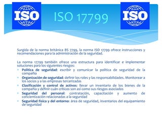 Ciclo de vida de laseguridad en las redes | PPTX