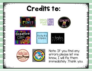 Credits to:
Note: If you find any
errors please let me
know, I will fix them
immediately .Thank you.
 