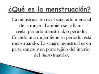 Ciclo Menstrual | PPTX
