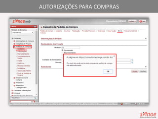 AUTORIZAÇÕES PARA COMPRAS 
 