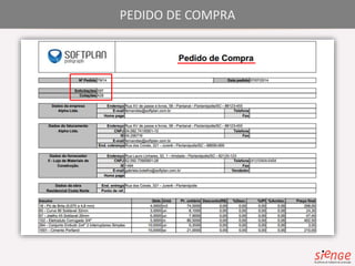 PEDIDO DE COMPRA 
 