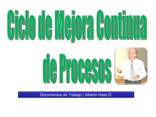 Documentos de Trabajo | Alberto Haaz D. 