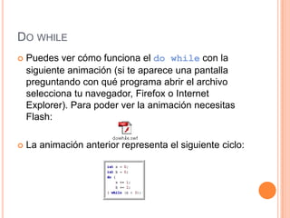 Ciclos C++ | PPTX