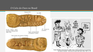 O Ciclo do Ouro no Brasil
 