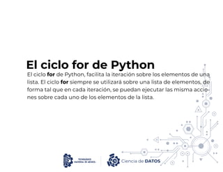 CICLOS E ITERADORES APLICADOS A LA CIENCIA DE DATOS | PDF