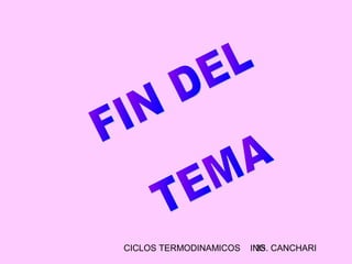 CICLOS TERMODINAMICOS ING. CANCHARI35
 