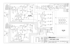 ARQUIVO:..PWP8000_V1.DSN
FOLHA: 02/02
VISTA FRONTAL I N D Ú S T R I A E L E T R Ô N I C A L T D A.
Todos resistores são
de 1/4W e todos os
capacitores eletrolíti-
cos são de 25V,
exceto aqueles com
indicação.
CIRCUITO: PROTEÇÃO / DISPLAY / FONTE
BC549 7815
VISTA
SUPERIOR
FONTE
PL722
1 - 30
DATA: 29/08/2003
A numeração dos in-
tegrados é feita da
esquerda para direi-
ta e de cima para
baixo.
PWP 8000 2AB
LM339
BORNE
VOLUMECHB
RELE
GND
GB
+24VA
LM339
NTC
RELE
1/3
LM339
3/3
+15V
OVER-
+15V
-15V
3/3
OVER-
3/3
1/3
GND
OUT
RELE
LM339
WA
GND
GND
RELE
OVER+
+24VB
NTC
-15V
-15V
CHA
GA
OUT
LM339
+15V
CHB
LM339
BORNE
3/3
1/3
LM339
1/3
LM339
OVER+
VOLUMECHA
LM339
WB
LM339
2/3
PROTEÇÃO / DISPLAY
2/3
LM339
2/3PL726
LM339
2/3
LM339
-15V
+24VA
GA
-15V
GND
1.5A
+15V
+24VB
GND
1.5A
+24VA
GA
GB
GB
+15V
+24VB
7915
CBE
1 2 3 4
3
2
1
11
12
13
14
10
87
6
5
9
+ 15 V
+24VB
- 15 V
-15V
+ 15 V
+ 15 V
+ 15 V
- 15 V
+15V
+ 15 V
+24VA
+ 15 V
+ 15 V
+ 15 V
+ 15 V +15 V
+ 15 V
- 15 V
-15 V
- 15 V
+ 15 V
+ 15 V
+15V
-15V
+15V
100Kx100V
+
_
9
8
14
4V7
1
2
3
4
5
6
7
8
9
10
11
12
4V7
+47uF
120K
1N4001
100K
OVERLOAD B
+
1000uFx40V
1N4148
1N4001
220K
3K65 1%
82K
+
47uF
4V7
47K47K
+
1uF
1N4001
+47uF
100K
3K65 1%
SIGNAL A
+
_ 3
4
5
12
2
1N4148
56K
2K2
+
_6
7
1
+
1uF
4V7
100K
TEMP/DCA
4K71%
3K3 1%
1N4001
390K
6K8
CLIP A
82K
100K
100K
100K
220K
1N4001
200K
10K
ON
5
8
6
3
4
7
2
1
2K2
1N4148
+
47uF
3K3 1%
+
_
9
8
14
+
1uF
+
_
11
10
13
4V7
BC549
10R
4V7
10R
56K
2K7
100K
+
_3
4
5
12
2
5KB
82K
3K9
1K
TEMP/DCB
56K
+
_ 3
4
5
12
2
120K
2K2
10K
2K7
+
_
11
10
13
1K
10R
2K2
+
1uF
10R
3K9
1N4148
5
8
6
3
4
7
2
1
15K
+
_6
7
1
+
6800uFx100V
10R
100K
15K
120K
+
6800uFx100V
10K
4V7
82K
24Vx3W
+ 1000uFx40V
30K1%
1N4001
CLIP B
BC549
390K
+
_
9
8
14
4V7
OVERLOAD A
+
6800uFx100V
47R
2K2
BC549
24Vx3W
+
47uF
+
_6
7
1
4K7
1K91 1%
+
47uF
+
6800uFx100V
SIGNAL B
+
47uF
47R
10K
+
6800uFx100V
10R
100Rx2W
82K
+
47uF
10R
47K
BC549
+
_
11
10
13
BC549
5KB
+
6800uFx100V
5
8
6
3
4
7
2
1
47K
56K
6K8
BC549
1
2
3
4
5
6
7
8
9
10
11
12
100Rx2W
100Kx100V
2K2
120K
200K
10R
2
1
3
VIN GND VOUT
LM7915
1
2
3
VIN
GND
VOUT
LM7815
4K71%
GND
GND
1 B
1 A
AC
GND
AC
+V
-V
+V
-V
 