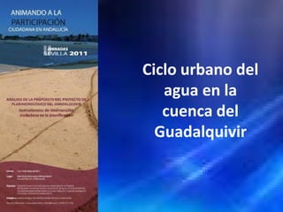 Ciclo urbano del
   agua en la
   cuenca del
  Guadalquivir
 