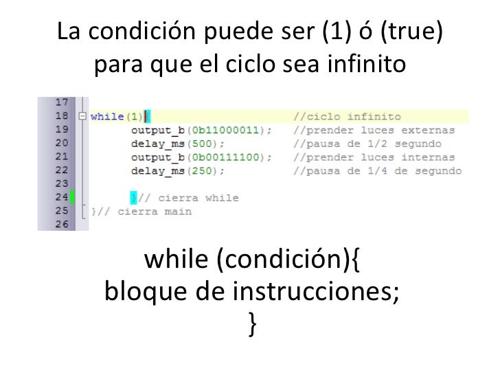 ciclo while picc