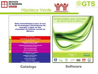 GTS
                     Grupo de Tecnología la Sustentabilidad
                     Grupo de Tecnologías para
                                               Sustentable

Hipoteca Verde




Catalogo         Software
 