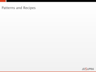 Patterns and Recipes
 