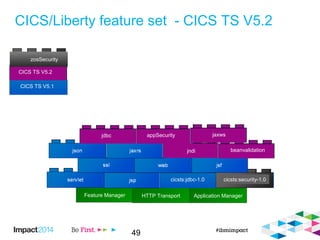 IBM Impact session CICS & java a tale of liberty | ODP