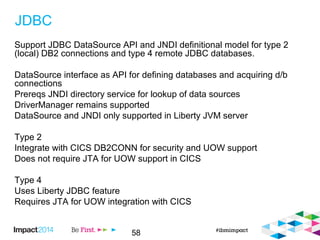 IBM Impact session CICS & java a tale of liberty | ODP