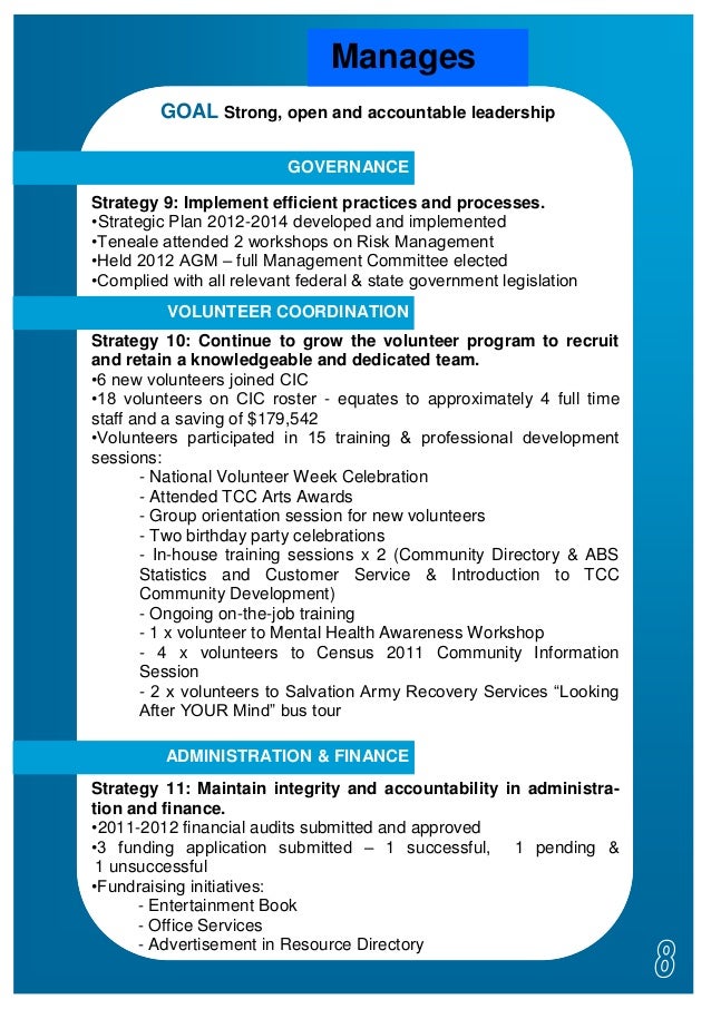 CIC Strategic Plan Aug 2012 June 2013