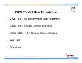 Cics TS 5.1 user experience | PDF