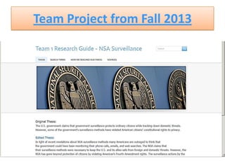 Team Project from Fall 2013

 