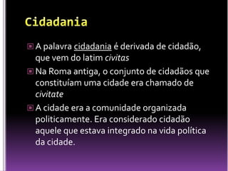 Cidadania | PPTX