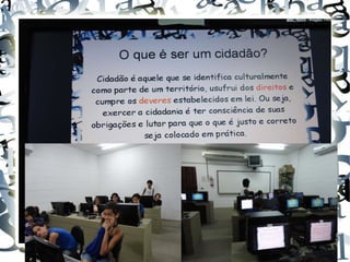 Acessado em  http://www.saovicente.sp.gov.br/noticias/visualizarnoticia.asp?ID=2341&EOF=2766 30/3/2011  SERVIÇO DISPONIBILIZA AO INTERNAUTA RELAÇÃO DE EQUIPAMENTOS NOS BAIRROS DO MUNICÍPIO Ferramenta  A Prefeitura em seu bairro  oferece endereços de unidades e ações realizadas pelo Poder Público nas 13 regiões do Município  Agora ficou mais fácil procurar endereços de equipamentos e outros serviços oferecidos pelo Município. A Prefeitura de São Vicente, por meio das secretarias de Imprensa e Comunicação Social (Seicom) e Planejamento e Gestão Orçamentária (Seplan) disponibiliza a partir desta quarta-feira (30/03) um novo serviço no portal da Cidade.  A Prefeitura em seu bairro  é um dos frutos da segunda rodada das audiências públicas realizadas em São Vicente. Para usá-lo, basta acessar www.saovicente.sp.gov.br e clicar no ícone referente ao serviço, localizado na página inicial do portal. Por meio dele, é possível buscar endereços de equipamentos públicos e ações da Prefeitura, como educação, saúde, cultura, turismo, esporte, tecnologia, limpeza urbana, assistência social, existentes nas 13 regiões de São Vicente.  VOLTAR 