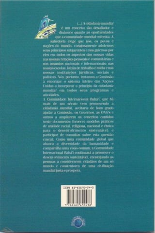 Cidadania mundial a base da paz