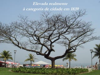 Elevada realmente
à categoria de cidade em 1839
 