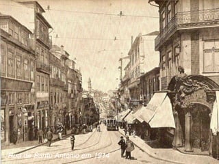 Rua de Santo António em 1914
 