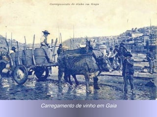 Carregamento de vinho em Gaia
 