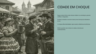 Cidade em Choque: Encontro Cultural entre Nordeste e Sul do Brasil | PPTX