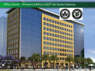 PrincípiosBenefícios da certificação LEED®:- Custos operacionais e condominais reduzidos- Valiosa ferramenta de imagem corporativa- Ganho de valor no imóvel- Aumento de velocidade de venda- Ganhos de produtividade e de saúde  - Atração e retenção de profissionaisEficiência energética 8Sustentabilidade e alta performance do ambienteconstruído