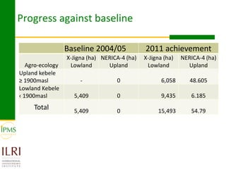 Rice value chain development 2005-2011: IPMS experiences in Fogera pilot learning woreds