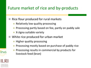 Rice value chain development 2005-2011: IPMS experiences in Fogera pilot learning woreds