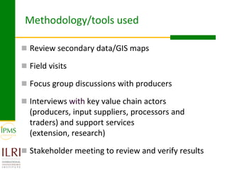 Rice value chain development 2005-2011: IPMS experiences in Fogera pilot learning woreds