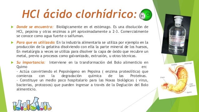 ÁCIDO EN LA VIDA DIARIA