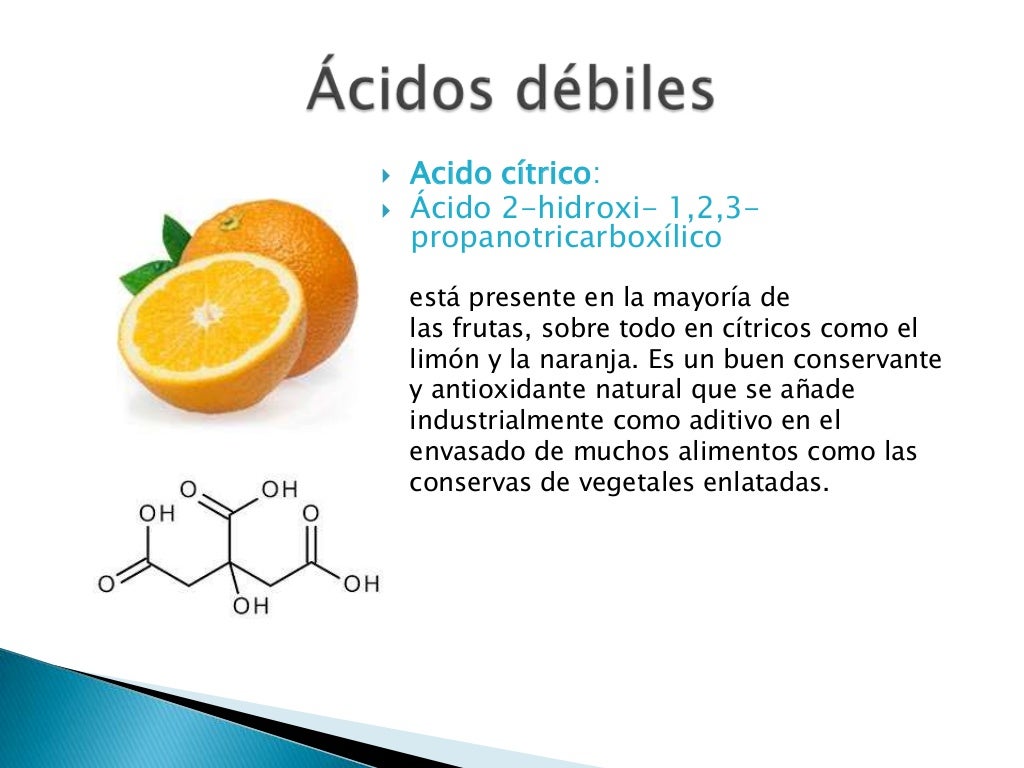 áCidos bases en la vida cotidiana