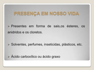 PRESENÇA EM NOSSO VIDA
 