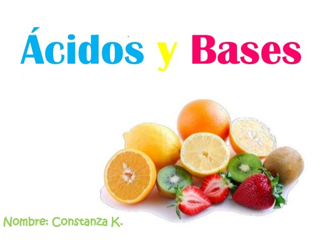 ácidos y bases