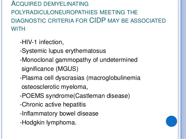 CIDP recent advances