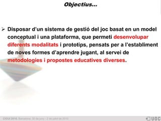 Backoffice i front officeDefinir categories temàtiques.